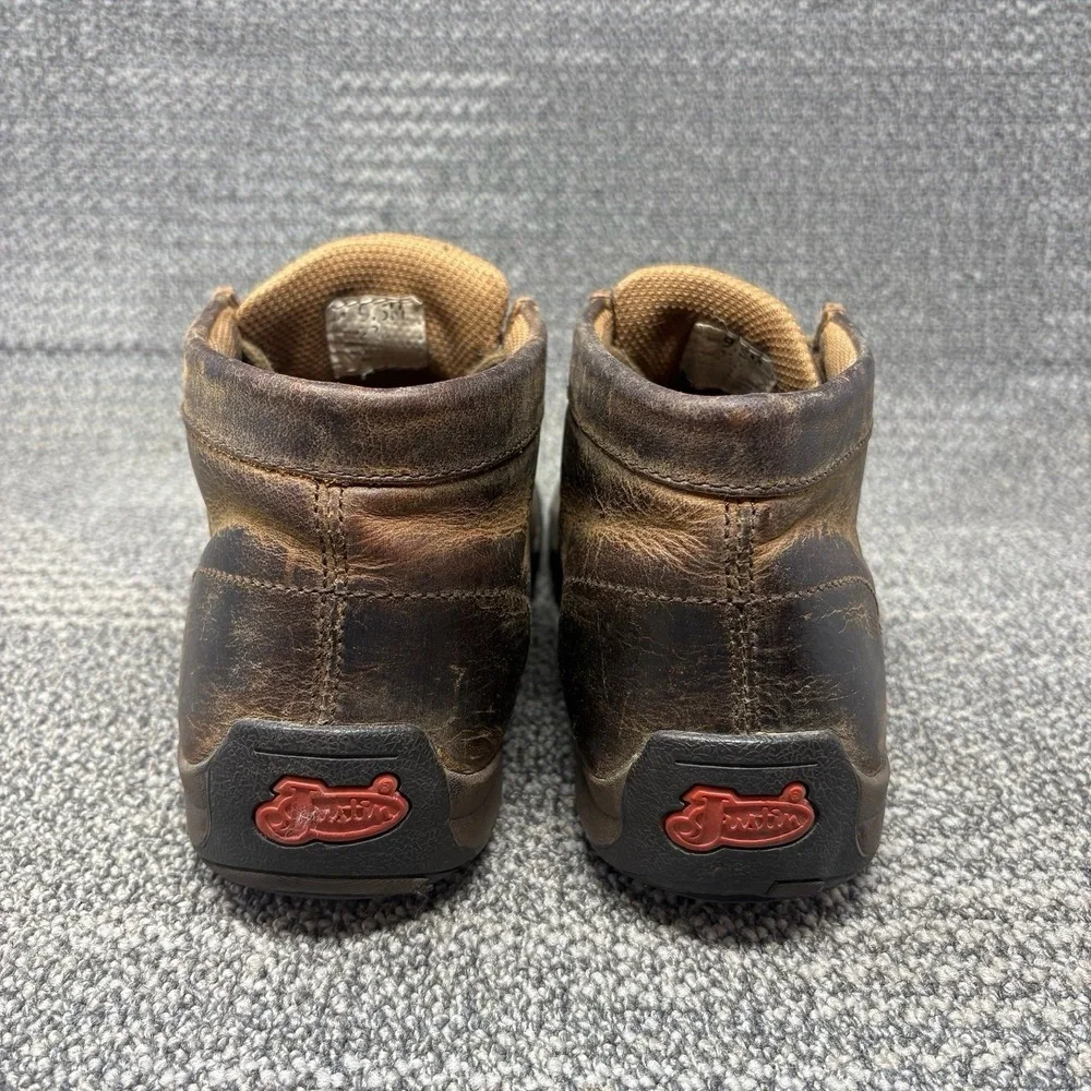 Justin Cappie 232 Mens 9.5M Work Shoes Oil Slip Resistant Leather Chukka Boots